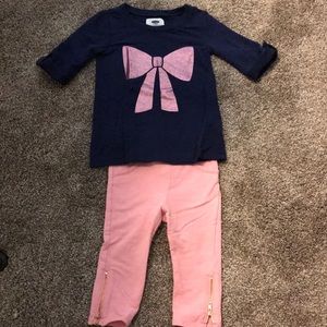 Old Navy bow outfit